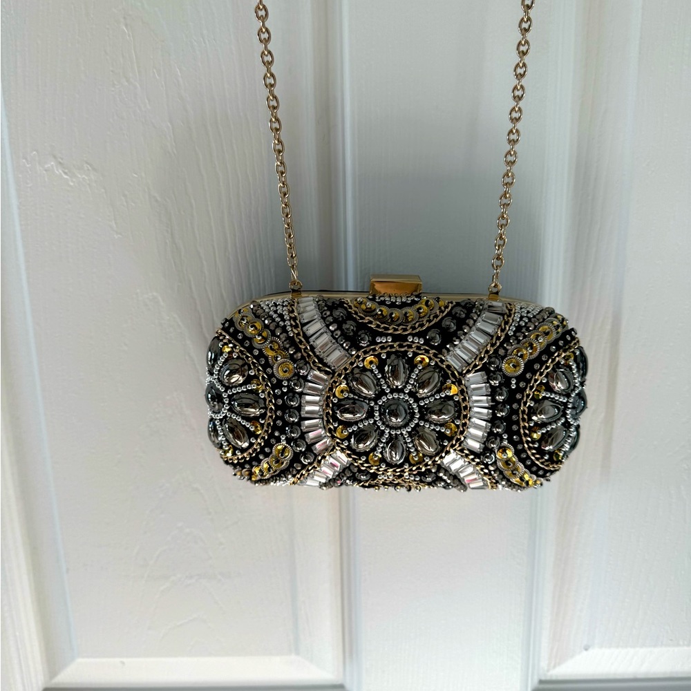 ALDO bejeweled clutch bag